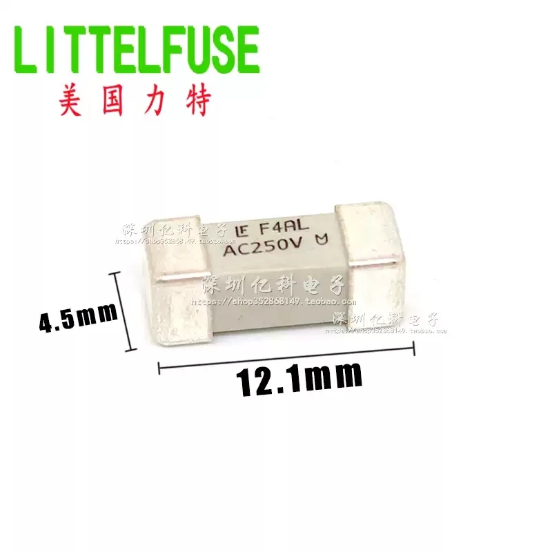 2pcs 0464004. DR imported Lite LF surface mount fuse F4AL AC250V ceramic fuse tube UMF fast break