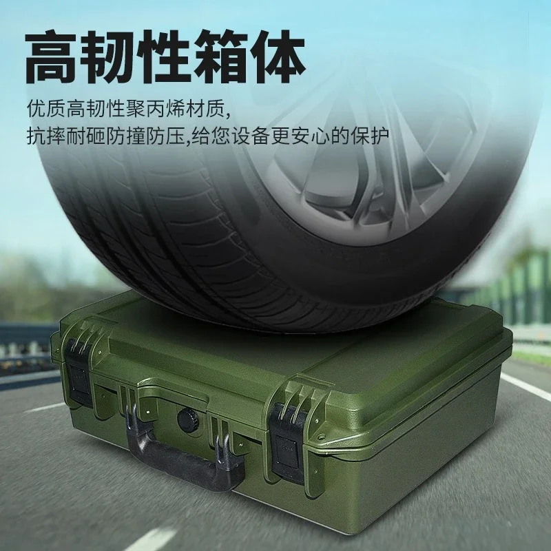 SMRITI Dark Night Green Series Protective Case Portable Equipment Safety Hardware Tools Photography Trolley Case IP67 Waterproof - Image 4