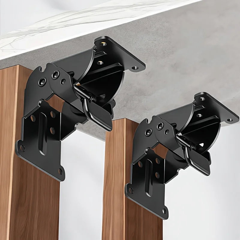 90 Degree Right Angle Thickeneded Self-Locking Foldableing Hinge Table Stool Foldable Table Furniture Hinge Hardware Tool Hinge