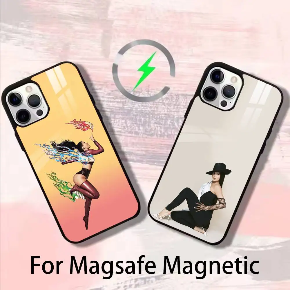 

Model K-Kylie J-Jenner Phone Case For iPhone 17,16,15,14,13,12,Plus,Pro,Max for Magsafe Magnetic Wireless Charging