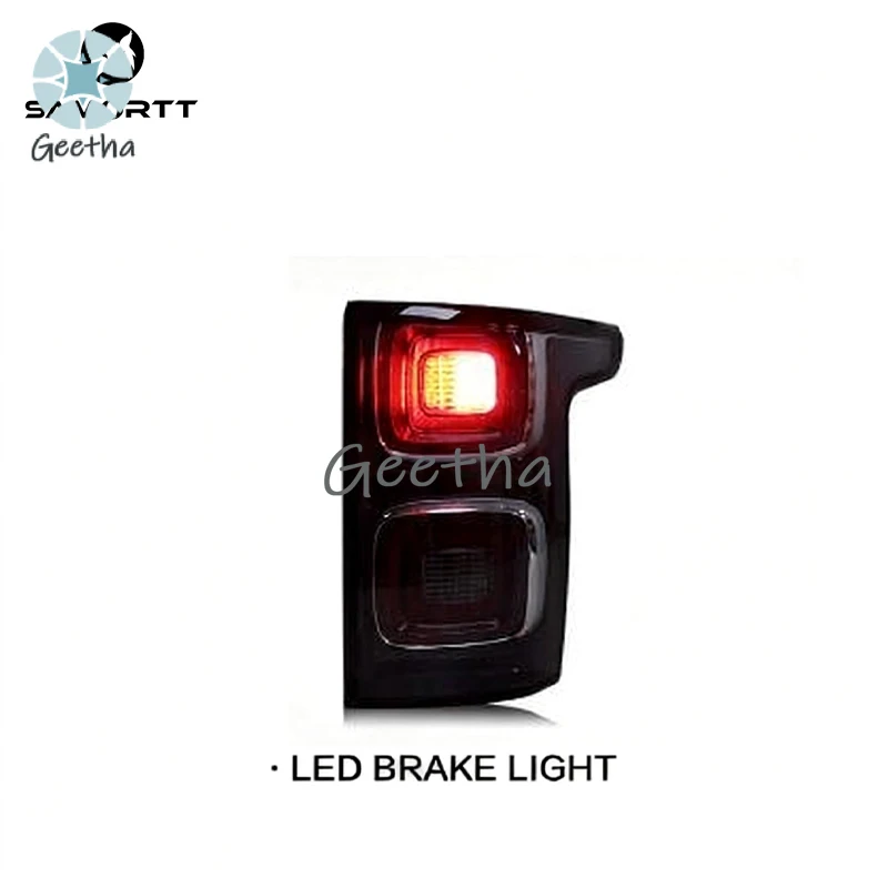For New Red LED Car Tail Lights for Land Rover Range Rover 2001-2018 with Daytime Running Lights Dynamic Turn Signals