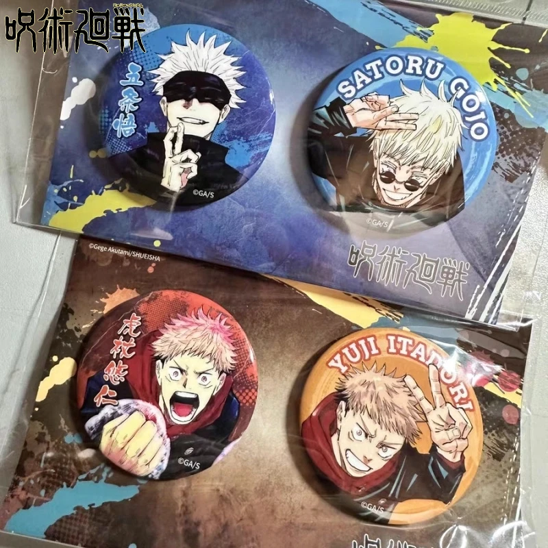 

SHONEN JUMP SHOP Jujutsu Kaisen Красочный значок Gojo Satoru Itadori Yuji Fushiguro Megumi Kugisaki Коллекция персонажей Хобби
