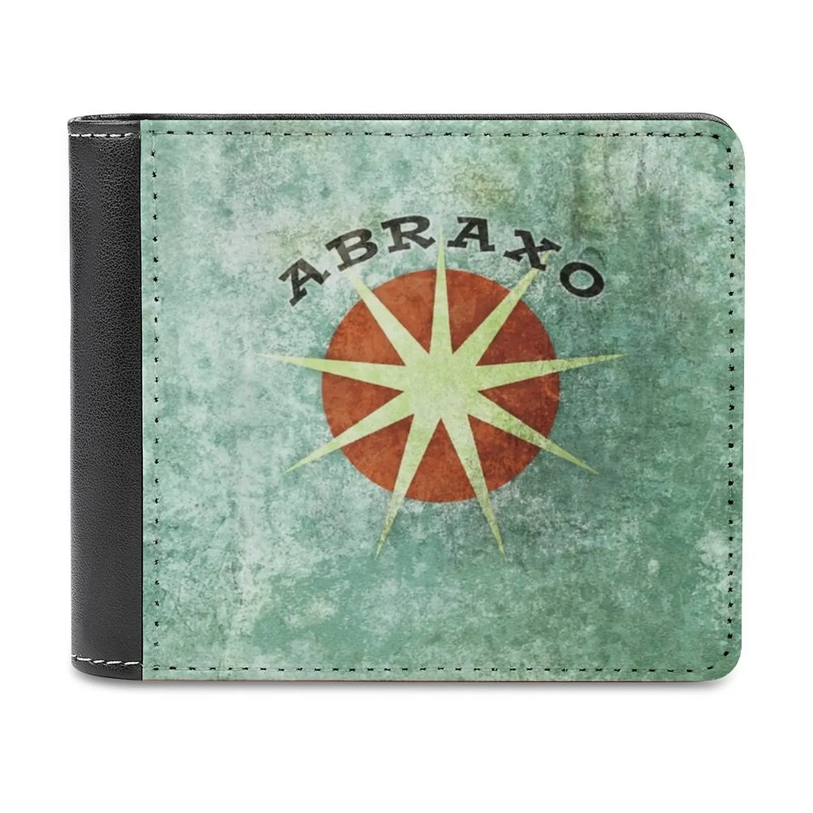 Abraxo Scouring Powder Leather wallet credit card holder luxury wallet Fall Out 3 4 4 Nuclear War Pre War Pre Post Apocalyptic