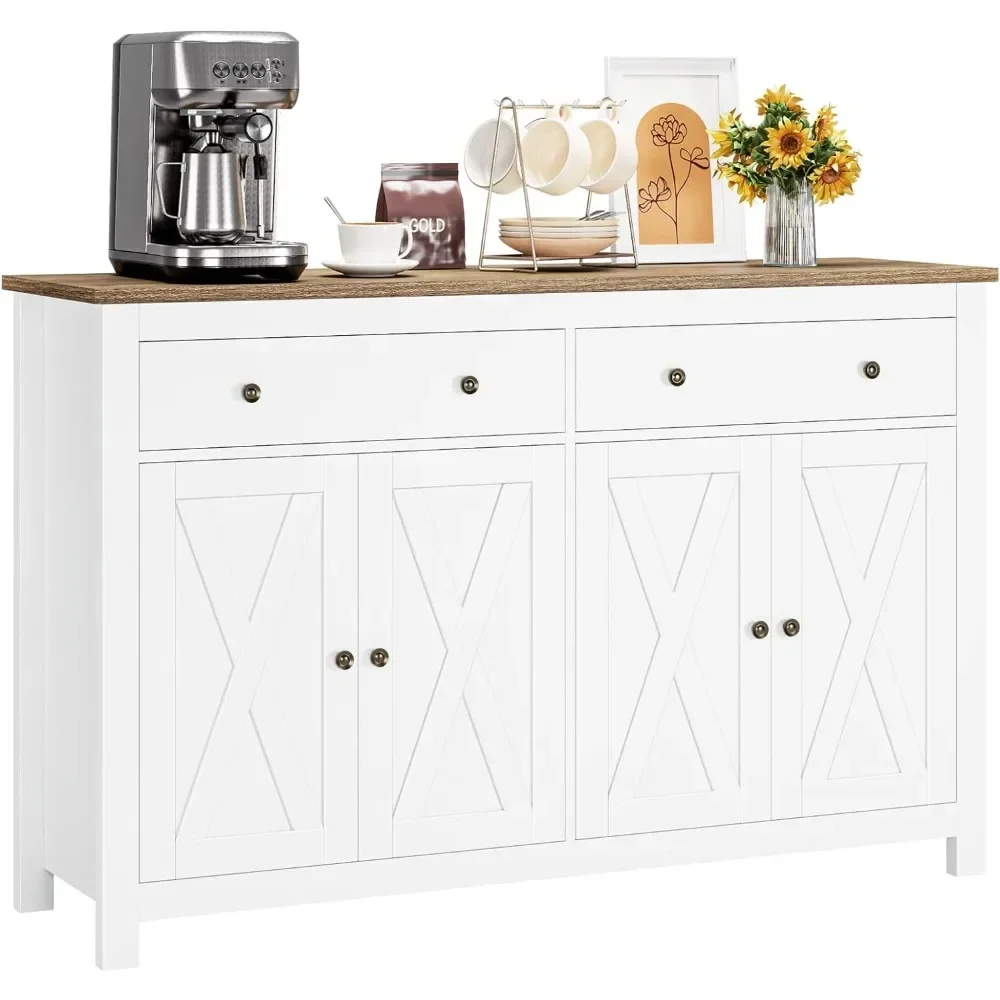 Sideboard Buffet Cabinet with Storage, 55