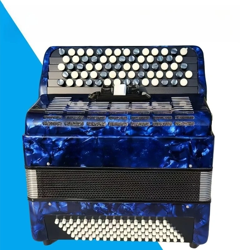 Professional Diatonic 96 Bass Three-Change Tone Bayan Accordion Button Accordion Lightweight Accordion