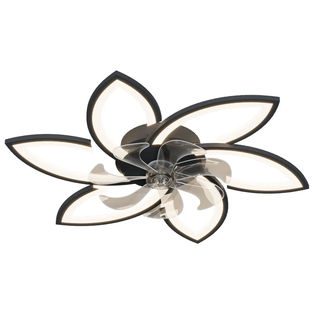 

Ceiling Fan with Lights, 31Inches Remote Control Dimmable LED, 6 Gear Wind Speed Fan Light, Ceiling Fan