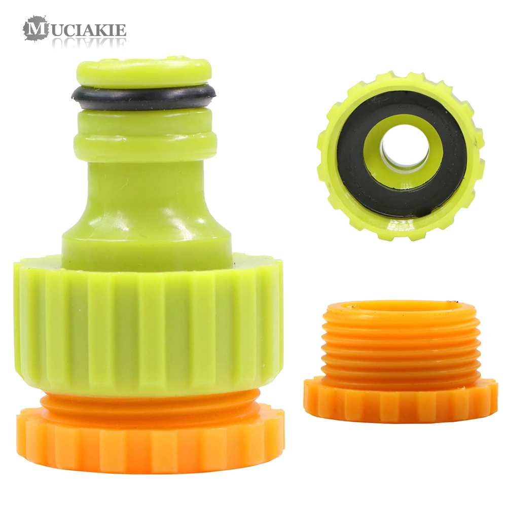 

MUCIAKIE Garden Hose Quick Connector 1/2'' 3/4'' Water Connector Female Thread Nipple Joint Quick Adapter Fittings Accessories