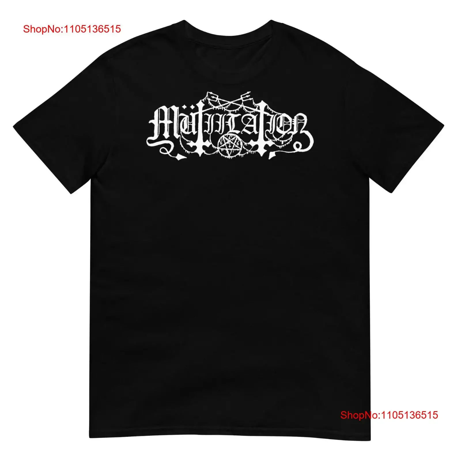MUTIILATION Logo One Sided T SHIRT vintage Washed Soft Stylish Versatile designer clothes Slightly Top For Everyday Wear