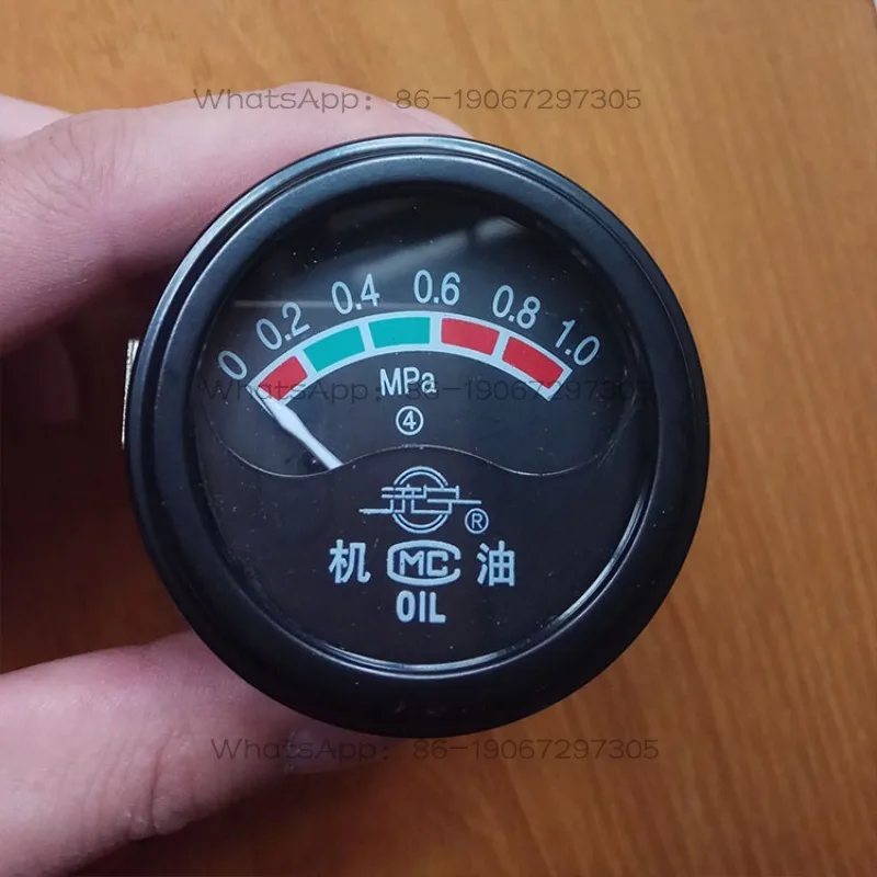 Pressure Gauge Truck Tractor Universal Round Oil Pressure Gauge No Electricity