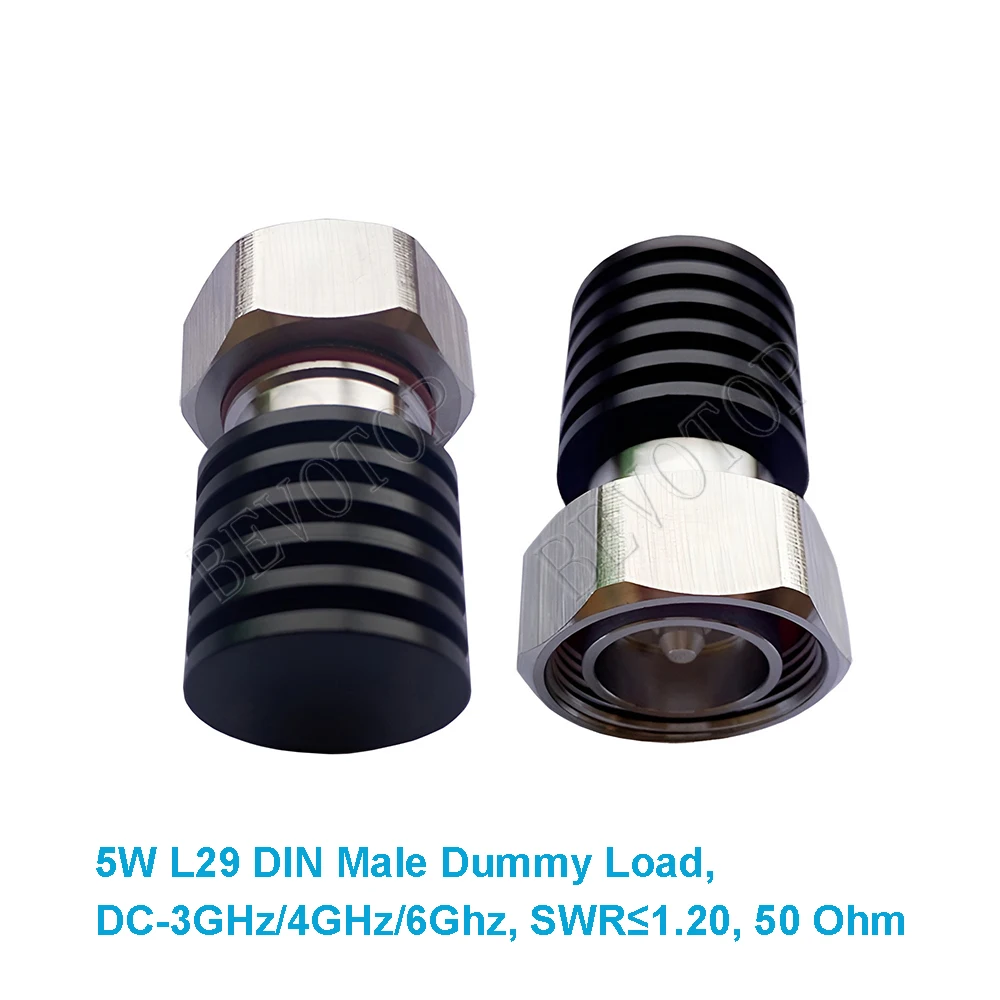 1PCS RF Coaxial Termatination Load 5W L29 DIN Male 50 Ohm DC-3GHz/4GHz/6GHz Rf Dummy load