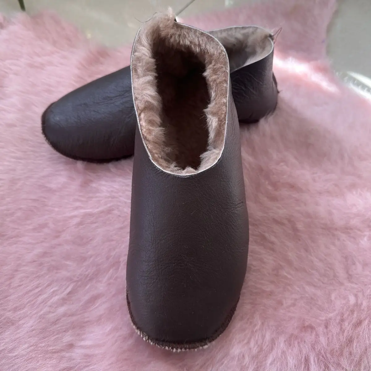 Sheepskin Fur Socks Floor Socks Thickened Warm Rain Boots Sock Covers Shoes Liner Fur One Snow Socks Can Be Scrubbed Underwear