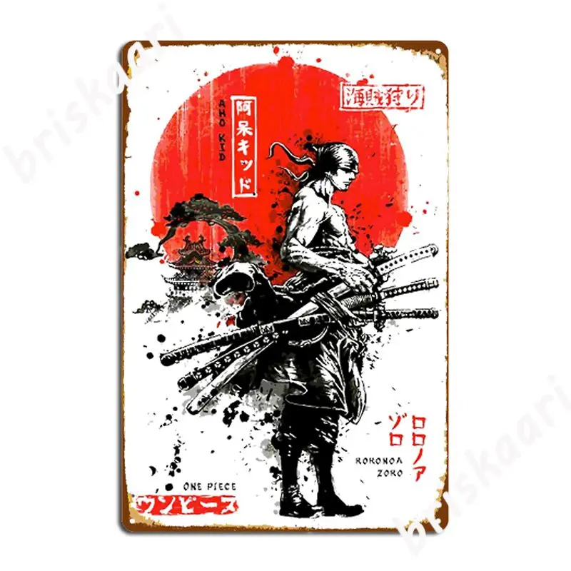 Best To Buy Roronoa Zoro Limited Edition Perfect Gift Metal Plaque Poster Customize Mural Painting Bar Cave Tin Sign Poster