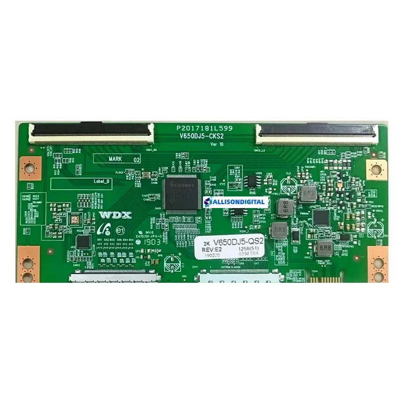 OriginalUpgrade V650DJ5-CKS2  Tv Board Please provide White Bar Code