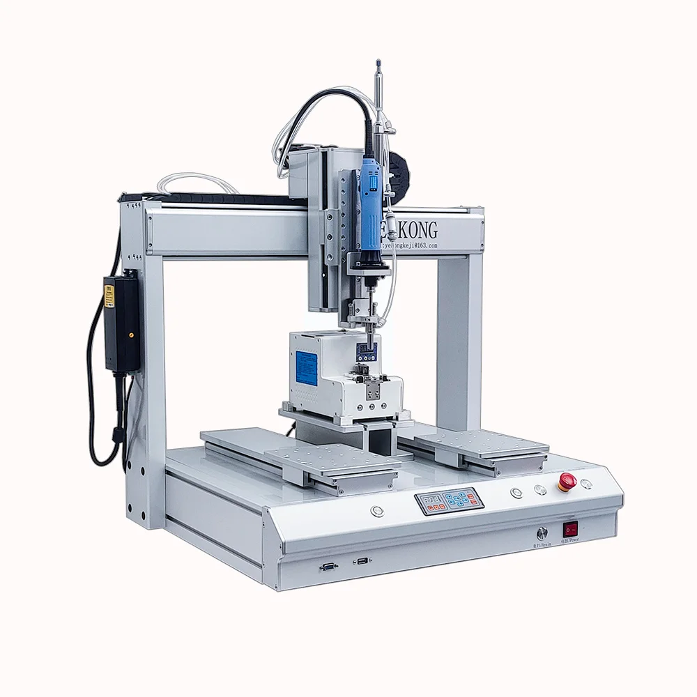 Single platform high efficiency screw locking machine Low failure rate electronic industry air suction screw machine