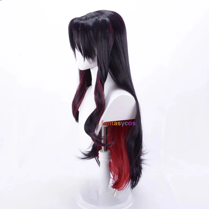 FGO شعر مستعار تأثيري مصير/الطلب الكبير Astarte الفضاء عشتار 80 سنتيمتر طويل بني أحمر مختلط مزدوج الذيل مقاومة للحرارة شعر مستعار؛ 3.k'6;d.a;