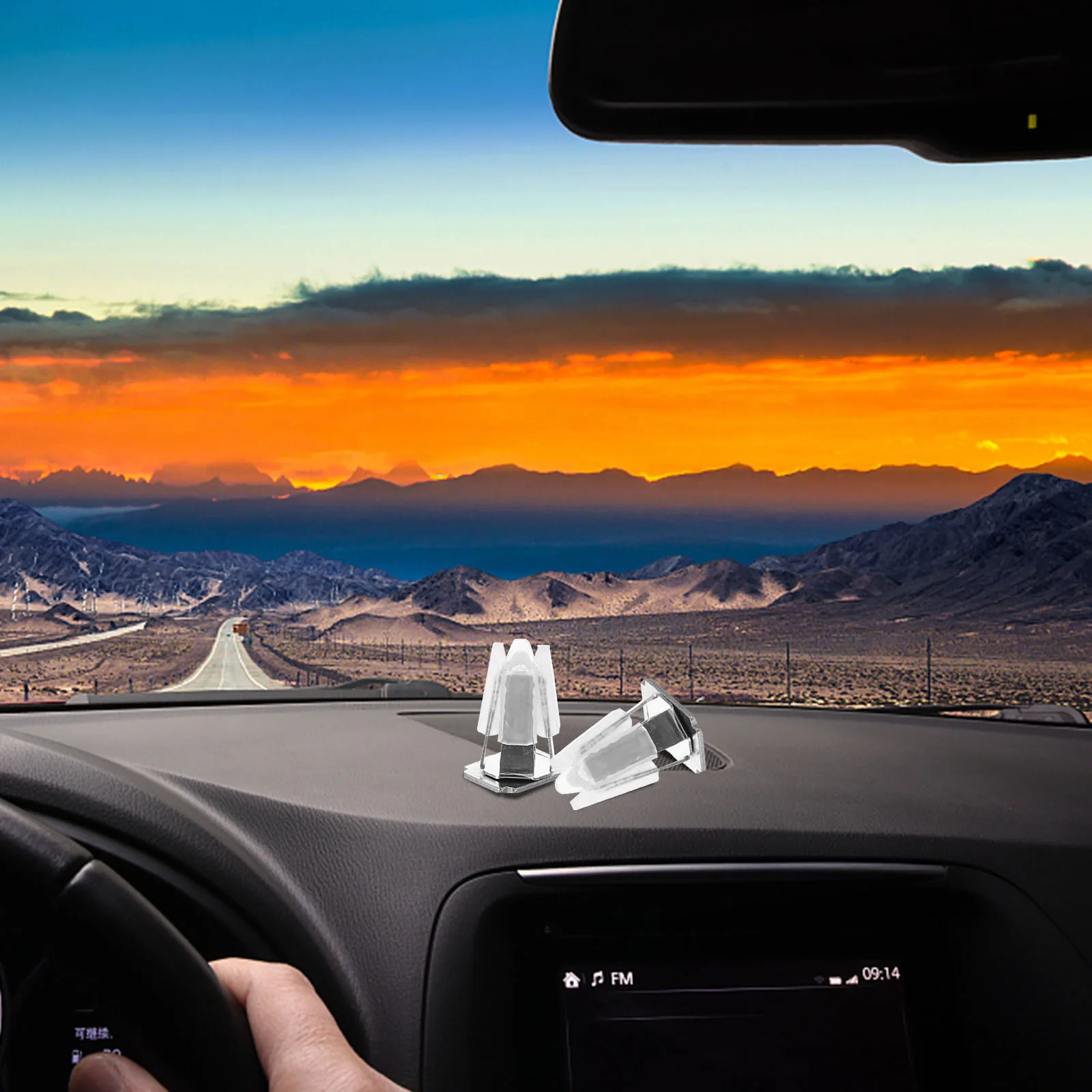 

20Pcs Car Vent Clip Outlet Freshener Air Diffuser Clip Steel Durable Adjustable Grip Car Air Vent Accessory Auto Outlet Clips