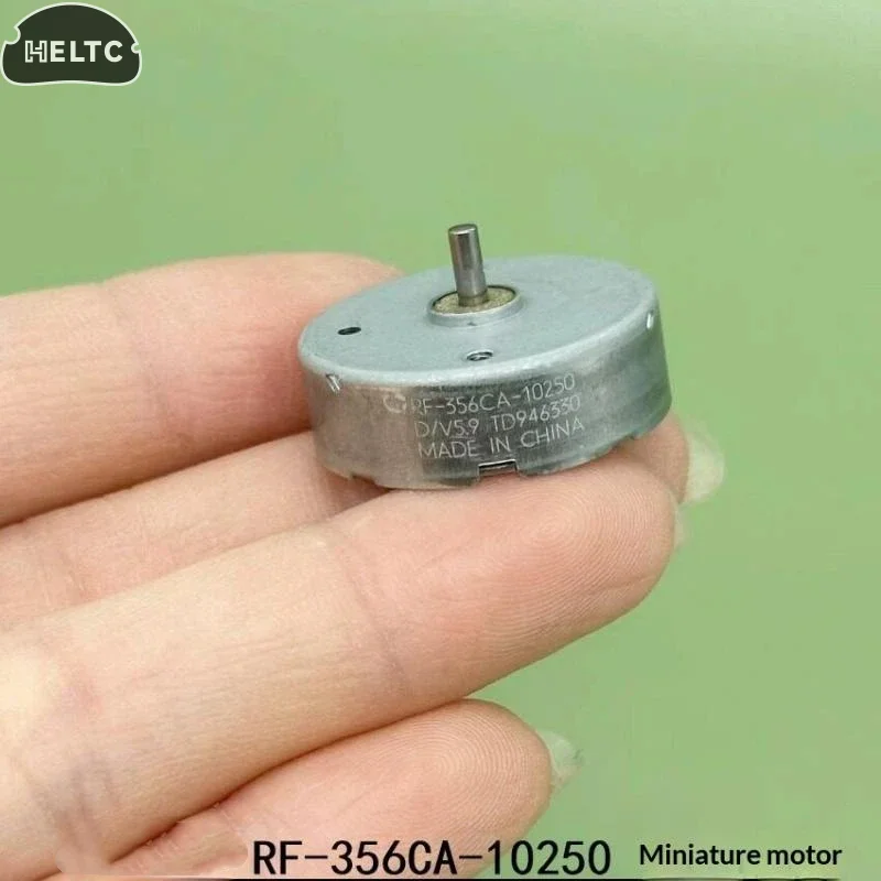 1Pcs DC 3V~6V 5.9V 8900RPM Micro 24mm Round Motor RF-356CA-10250 Thin Motor For DIY Toy Fan Hobby Car AV CD Audio Player