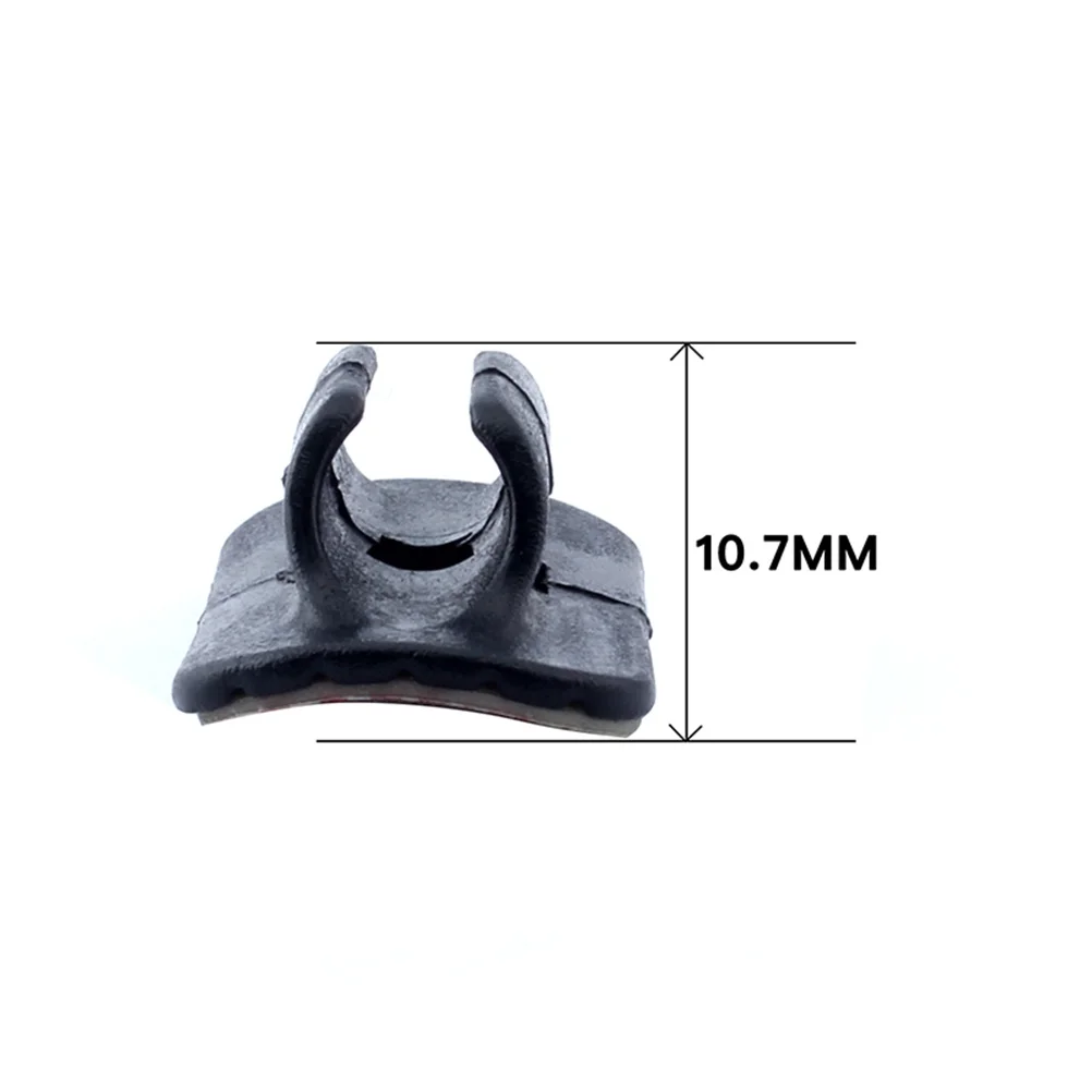 

4pcs Bicycle Cable Ties For Mountain Bike Line Pipe Fixing Brake Shifting Tubing Buckle Plate Line Seat Wiring Repair Tool