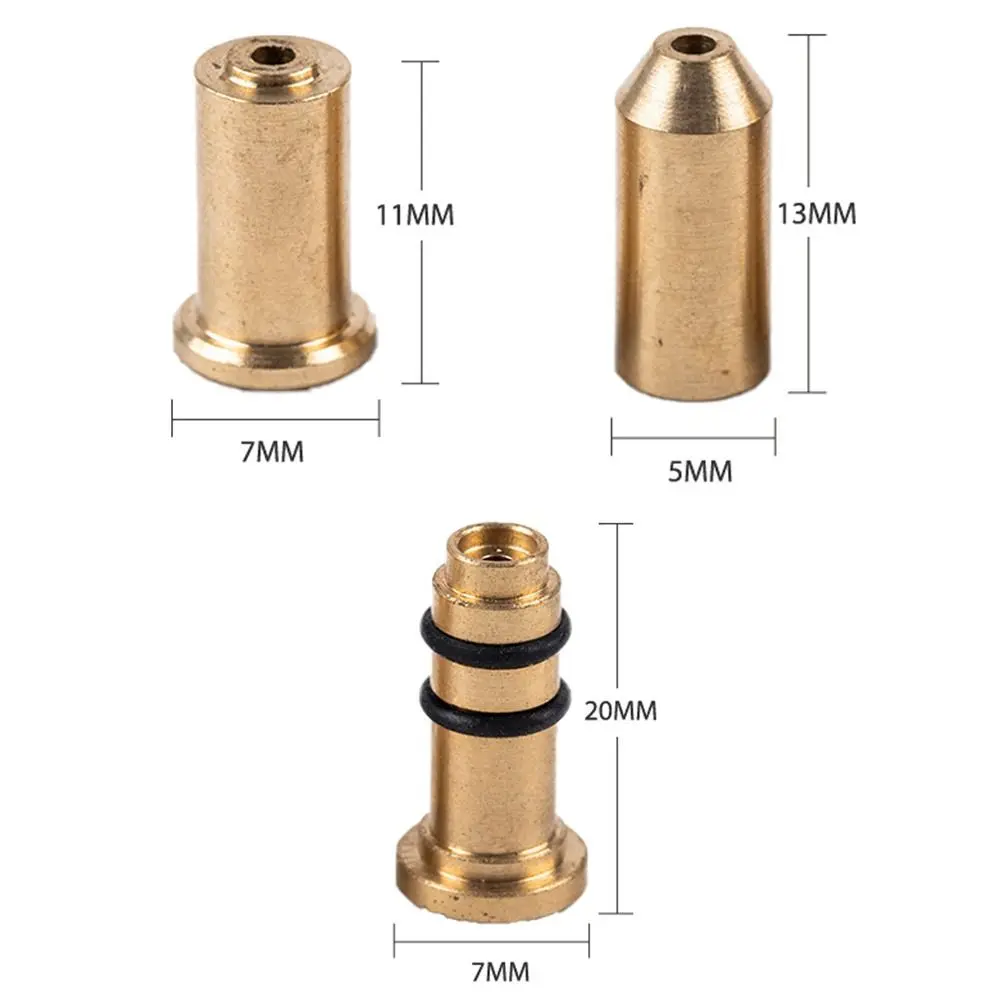 Reusable Brass Copper Nozzle Refill Butane Gas Adapter Inflatable Head For Dupont Ligne 2/Gatsby Gas Lighter Gas Filling Valve