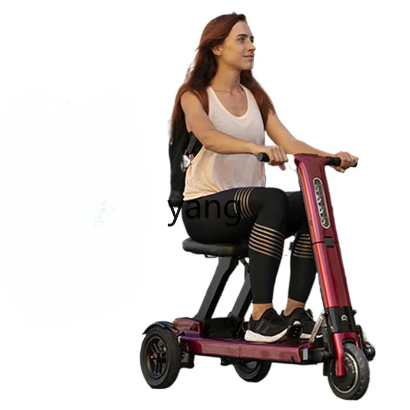 

Lmm three-wheeled electric vehicle for the elderly scooter folding light, small and convenient outdoor