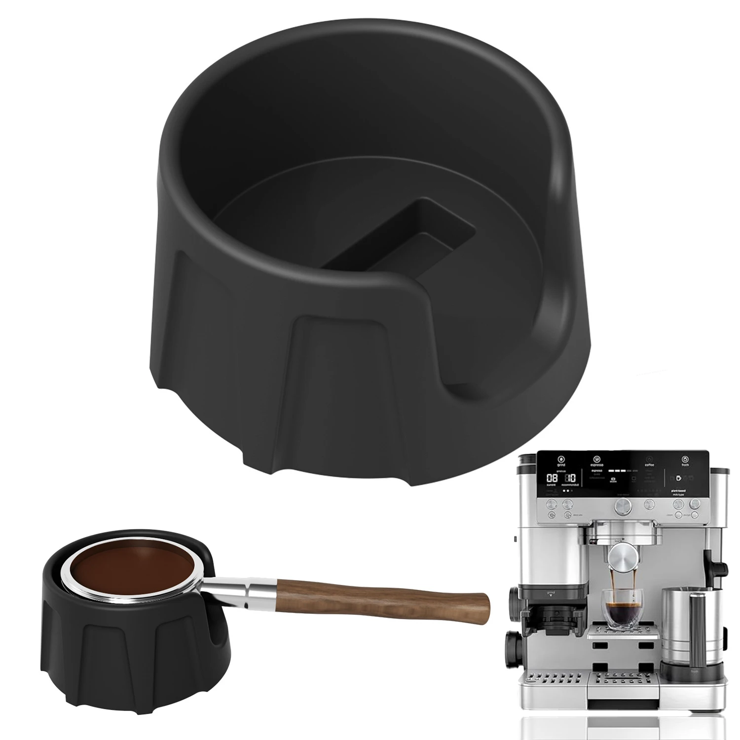 Portafilter Holder Compatible With Ninja Espresso Machine, Espresso Tamping Station for Ninja Luxe Cafe Maker Coffee Tool