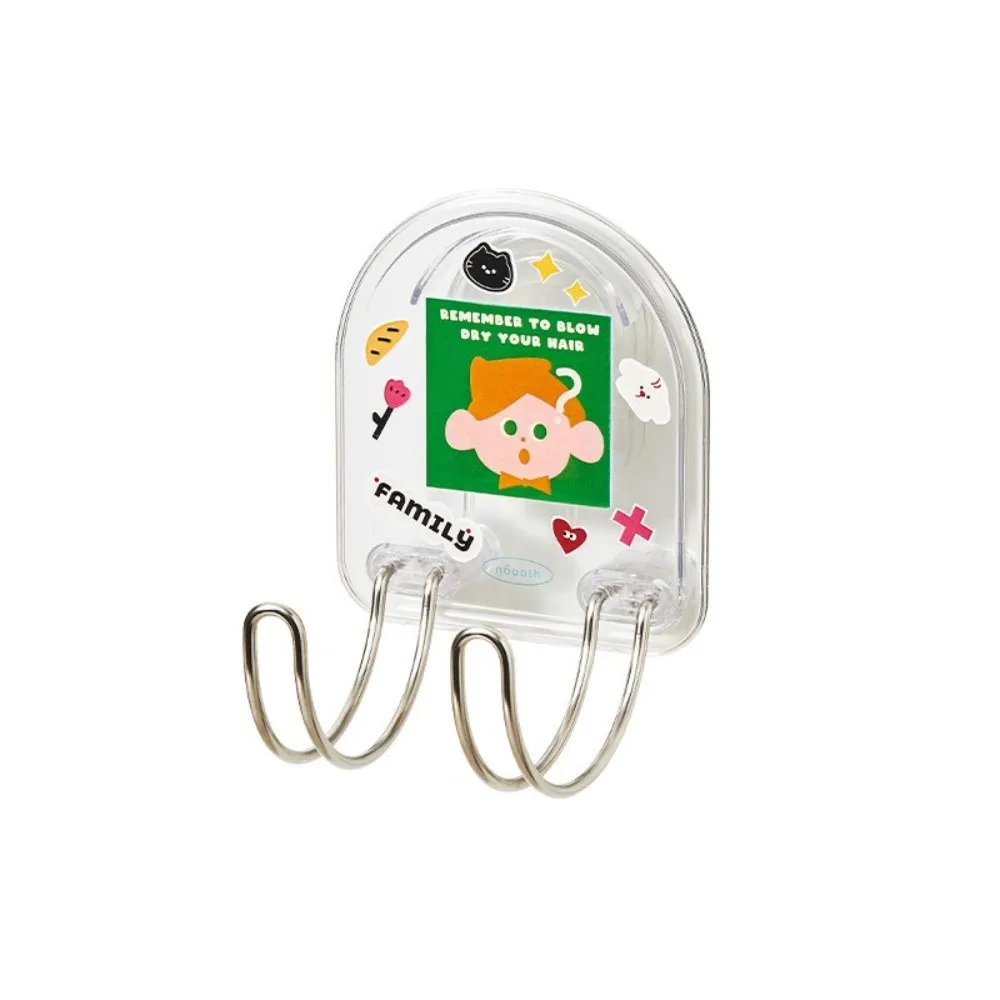 

Space-Saving Storage Suction Cup Hair Dryer Holder Multi-Purpose Hanging on The Wall Hairdryer Organizer Organizer