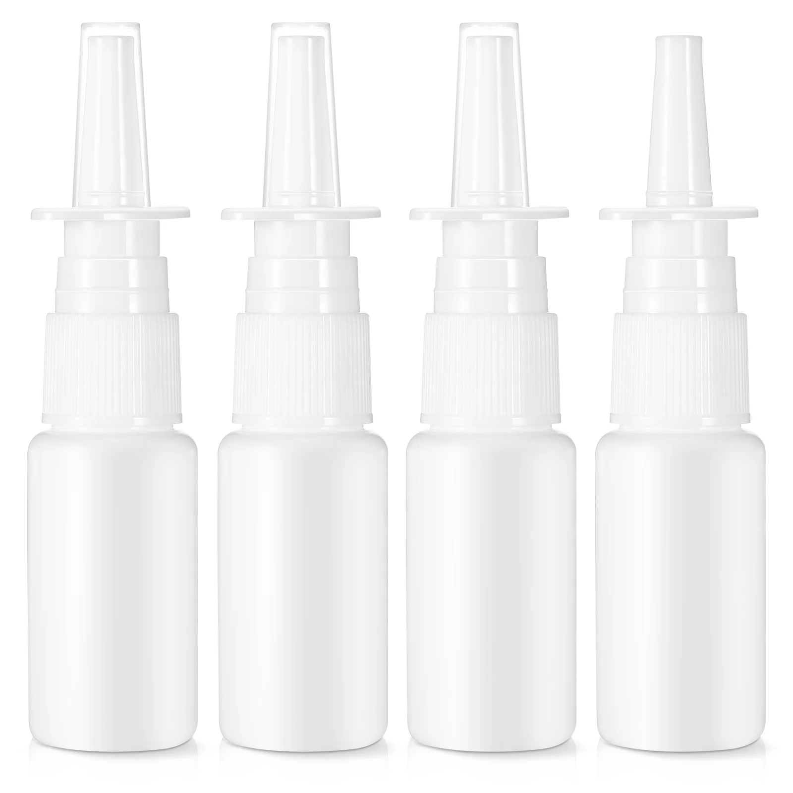 20 Stück Sprühflasche, nachfüllbar, feiner Nebel, tragbar, leere Flaschen, Reiseaufbewahrung, Nasenspray, kleine Plastikflasche