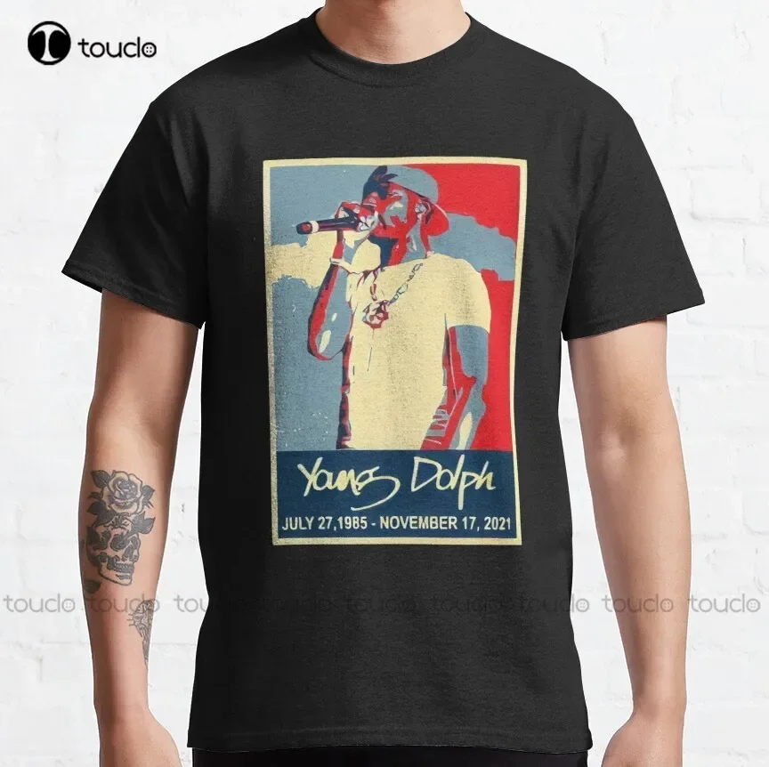 Young Dolph Classic T-Shirt Green T Shirt Custom Aldult Teen Unisex Digital Printing Tee Shirt Xs-5Xl Cotton Christmas Gift New