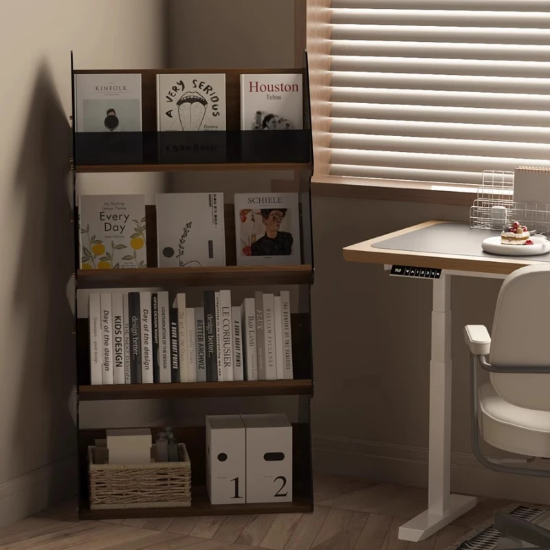 

Креативная напольная книжная полка, акриловый детский учебный книжный шкаф