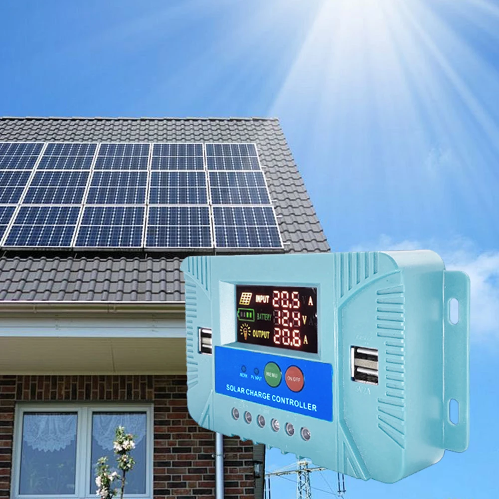 12V 24V Auto Solar Regulator Solar Power Controller Charge Controller for Home and Outdoor Energy Solution