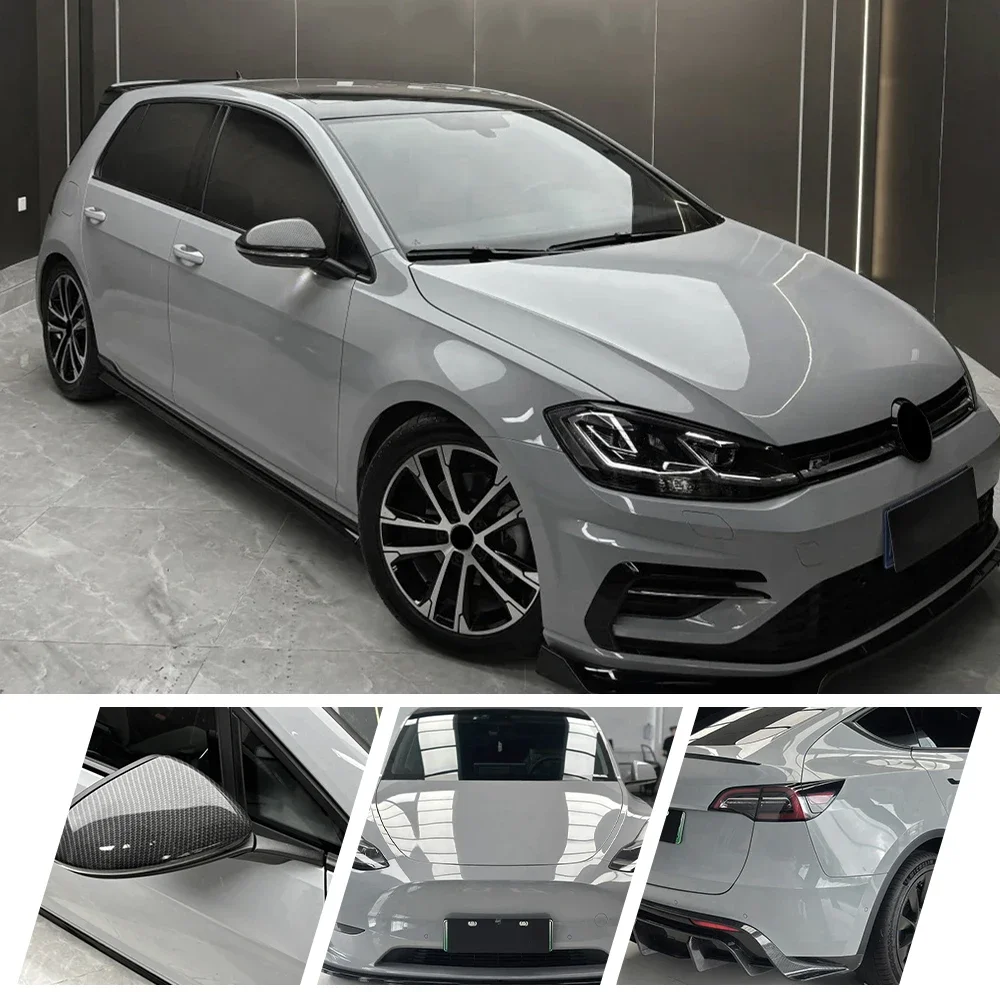 Car Sticker Vinyl Wrap Crystal Brooklyn Grey Film Wrap Decal Auto Motorcycle Body Decoration Waterproof Sticker Car Accessories