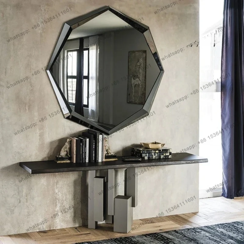 small apartment table marble entrance table premium  Italian living room new minimalist designer furniture