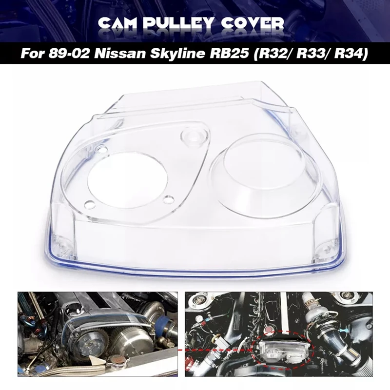 Gear Cam Pulley Timing Belt Cover Fit For NISSAN Skyline R32 R33 GTS RB25DET