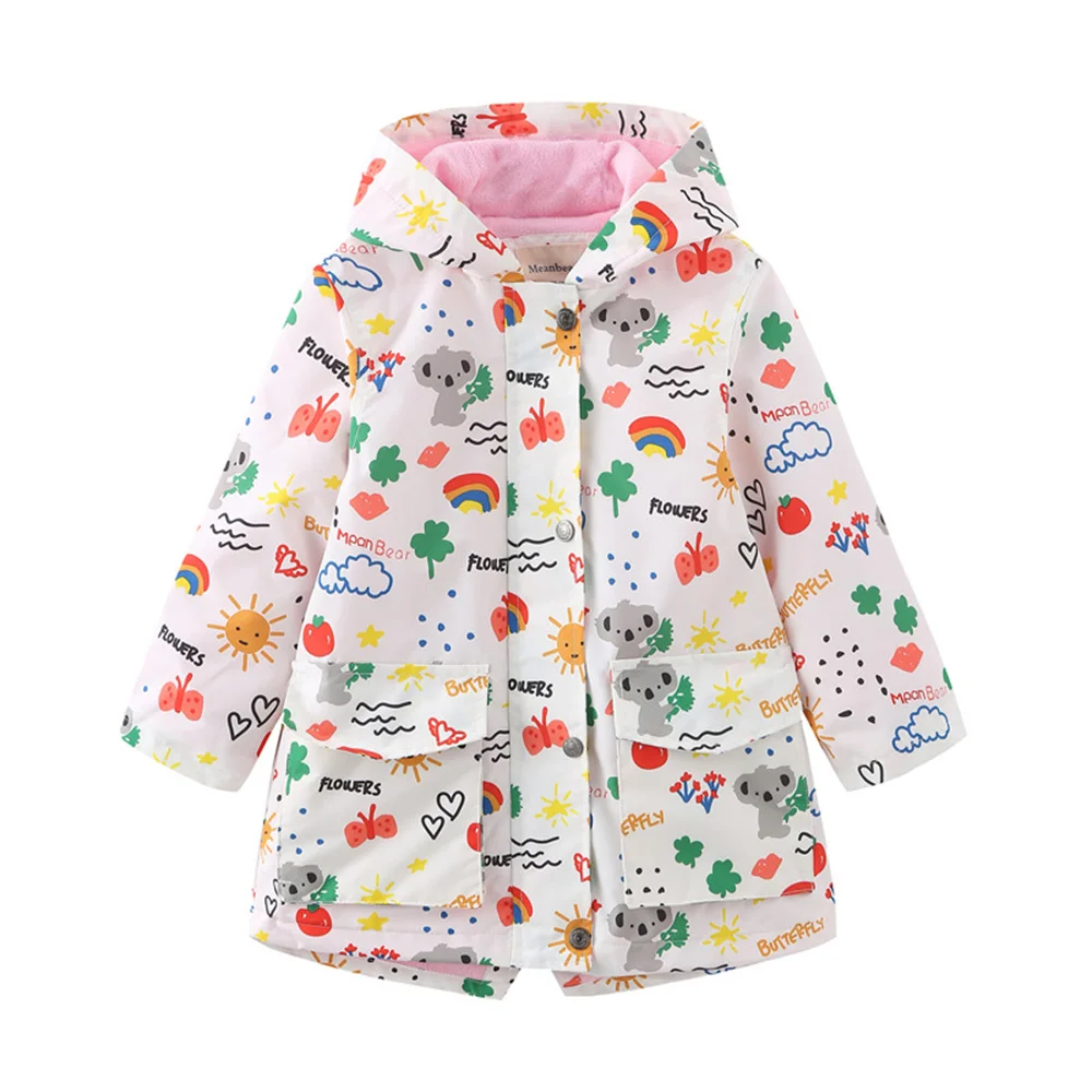 New 20222 Spring Autumn Child Kid Clothes Fashion Baby Boys Girls Jackets Coats Double-Deck Polar Fleece