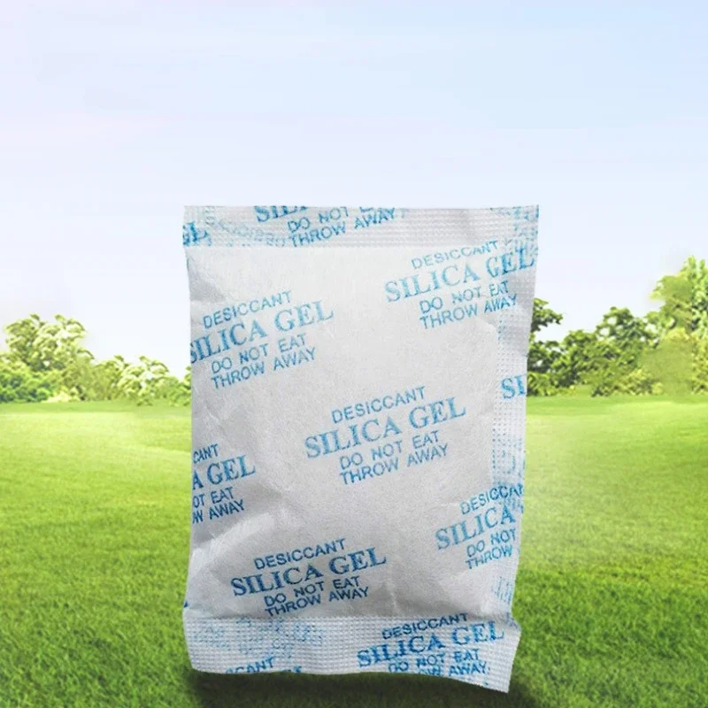 

10 Bags of Non-woven Bag Clothing Moisture Absorption Desiccant 50g Small Bag Wardrobe Desiccant Moisture-proof Desiccant