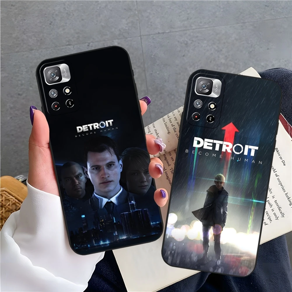 Game Detroit Become Human Phone Case for Xiaomi Redmi Note 14 13 12 11 9 Ultra 10 Lite POCO F4 F5 X5 Pro Plus Cover