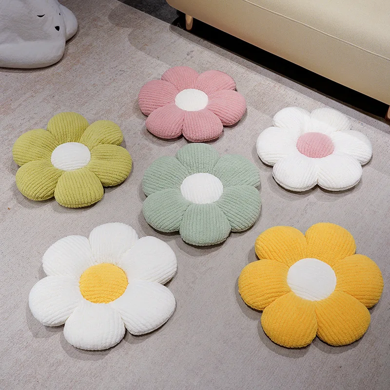 لينة القطن زهرة وسائد فخمة وسادة الدوبامين اللون نظام عباد الشمس النبات حصيرة محشوة أريكة سرير النوم وسادة الظهر الهدايا