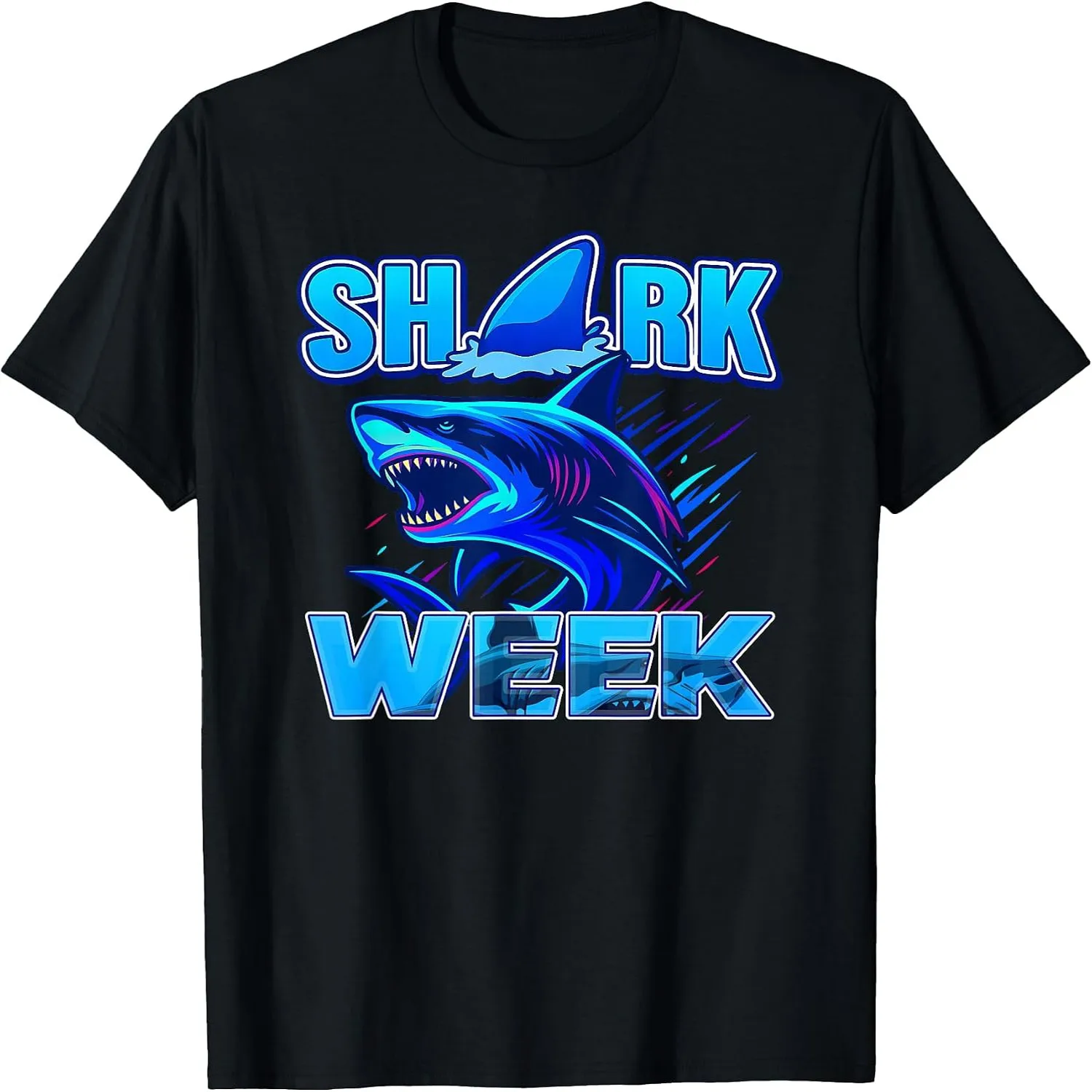 Guess What Week It is Funny Shark Awareness Support Summer T-Shirt