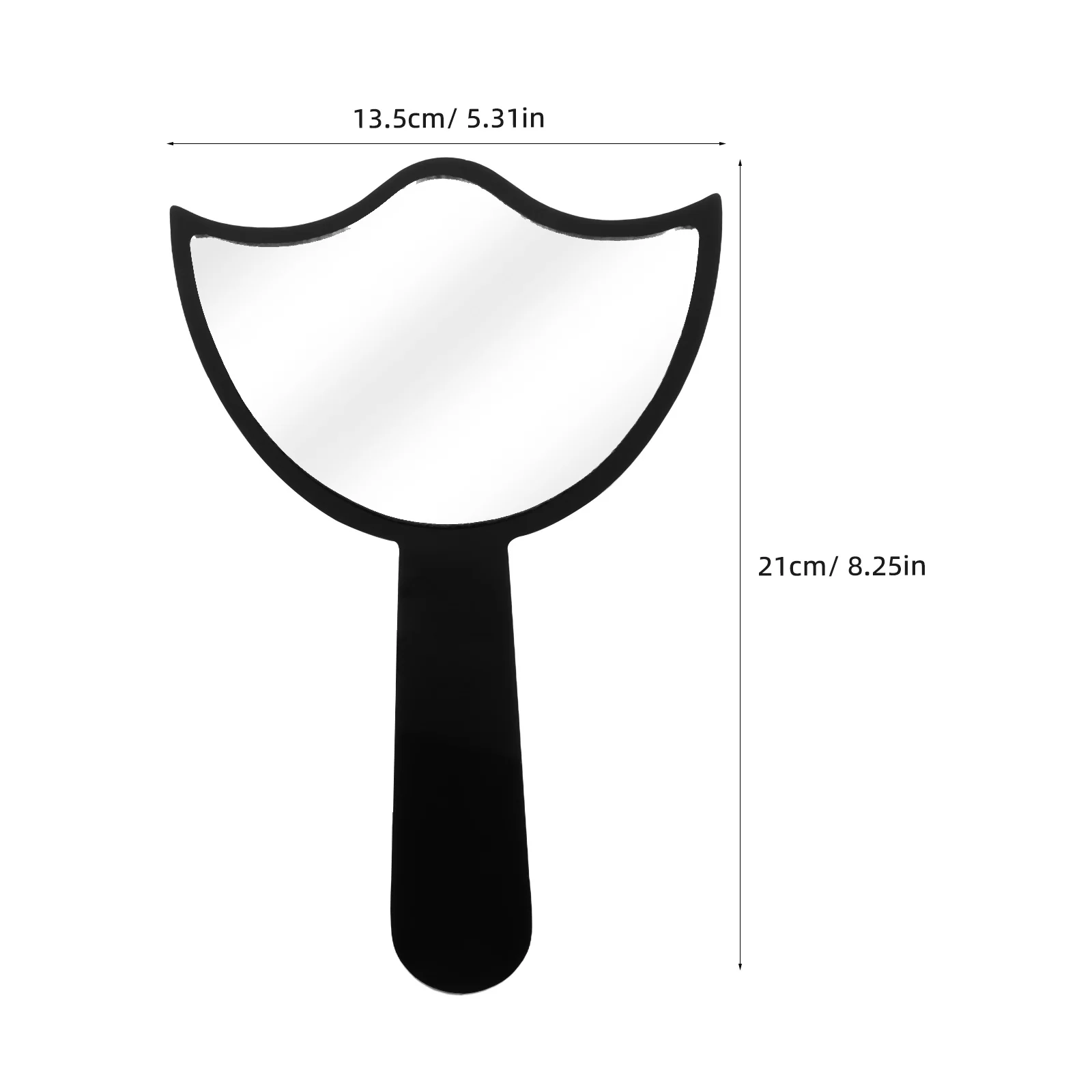 Akrylowe lusterko do rzęs, przenośne, kompaktowe, podróżne, sprzęt do przedłużania rzęs, lusterko salonowe dla fryzjerów, narzędzie kosmetyczne, lustra salonowe.