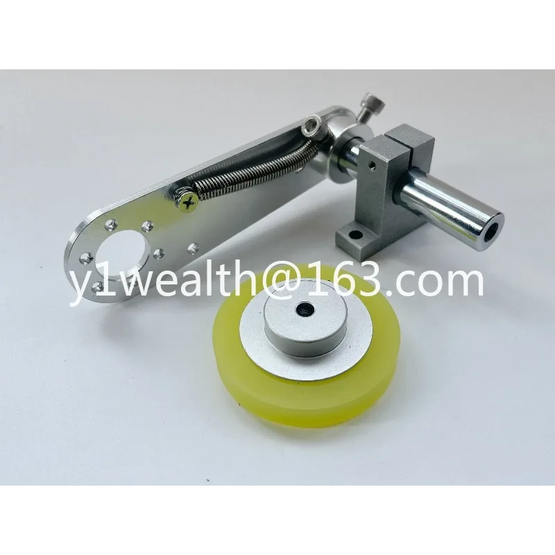 Encoder meter wheel, long wheel mounting bracket, polyurethane wheel, mounting frame, circumference 100mm circumference 200