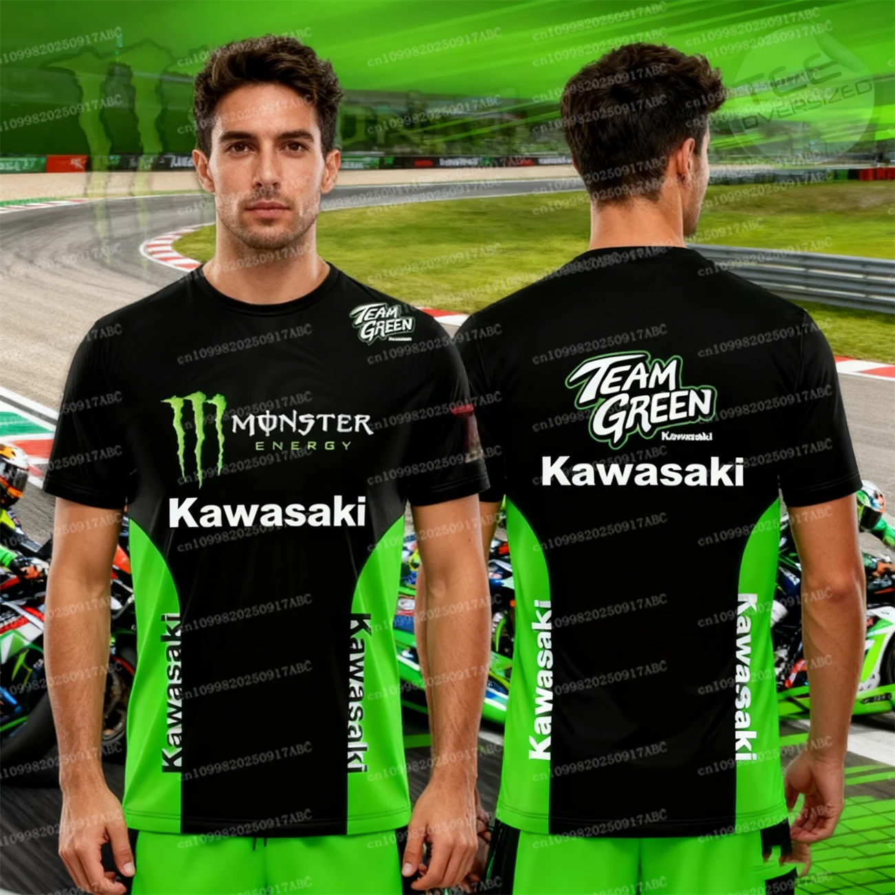 

（Kawasaki ） 3D Print Kawasaki Tshirt Men T Shirts Motorcycle Kawasaki Men Tshirt Y2K Women Short Sleeve Breathable T-shirt