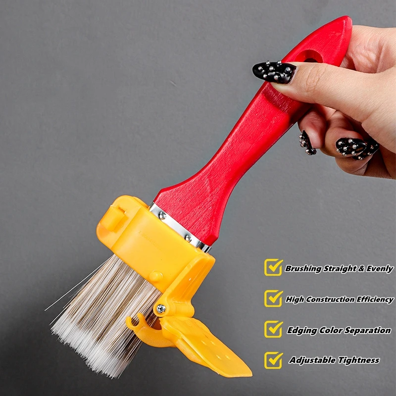 

Edging Color Separation Paint Brush Handheld Paint Edger Tool Indoor Outdoor Professional Corner Paint Brush for Wall & Ceilings
