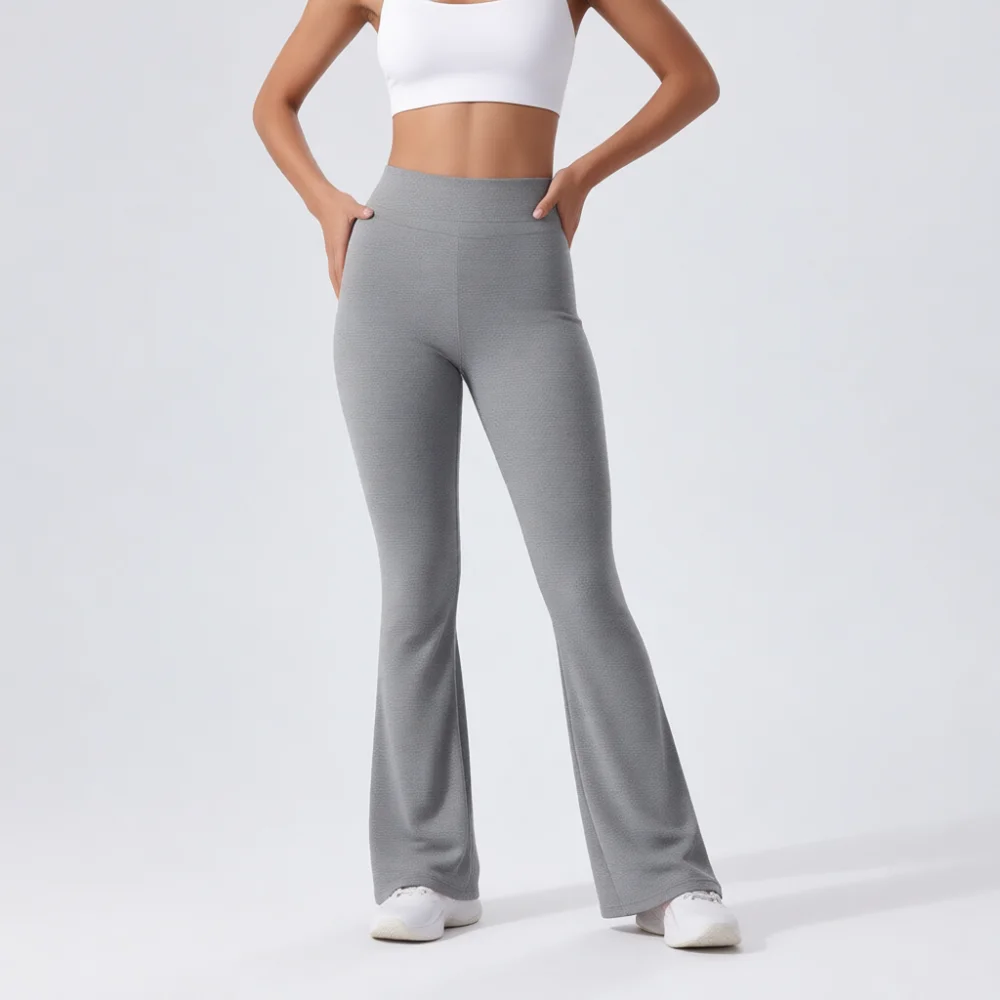 High Waist Flare Yoga Leggings Women Breathable Gym Tights Workout Shaping Bootcut Sportswear Fitness Athletic Body Pants
