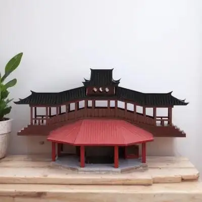 

Mini Pavilion Aquarium Landscaping Pavilion Decoration Bonsai Fish Tank Ornament Design Garden Decoration