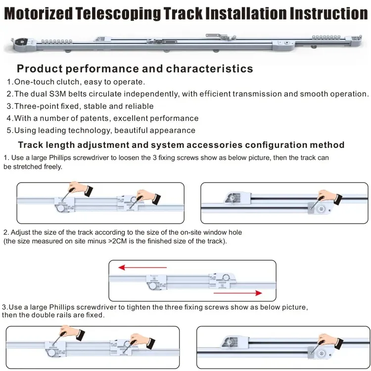 Wholesale Smart Motor Double Ceiling Motorized System Motorised Curtains Track Automatic Electric Curtain Rails