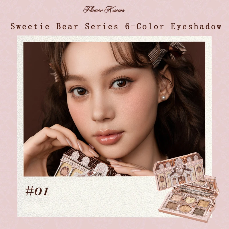 Flower Knows Sweetie Bear Cookie Kollektion Viral Makeup Kit Mit Lipgloss Creme Blush Lidschatten Und Concealer