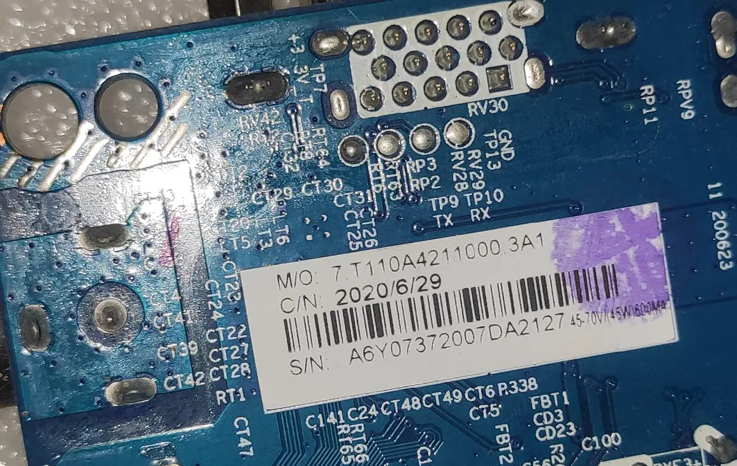 Freies verschiffen! CV110-A42 Drei in einem TV motherboard mit fernbedienung kompatibel mit verschiedenen led-bildschirme