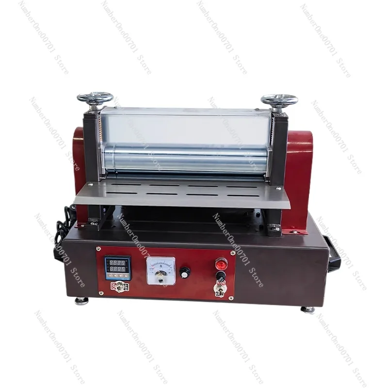 Heated Electric Strip Machine Heat Press Ironing Heating Leather Fabric Automatic Folding Laminating Machine