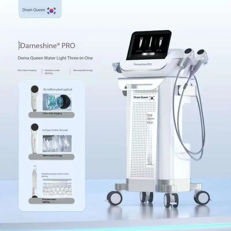 皮膚検出用の陰圧水分補給を備えたスリーインワン自動ウォーターライトマシン