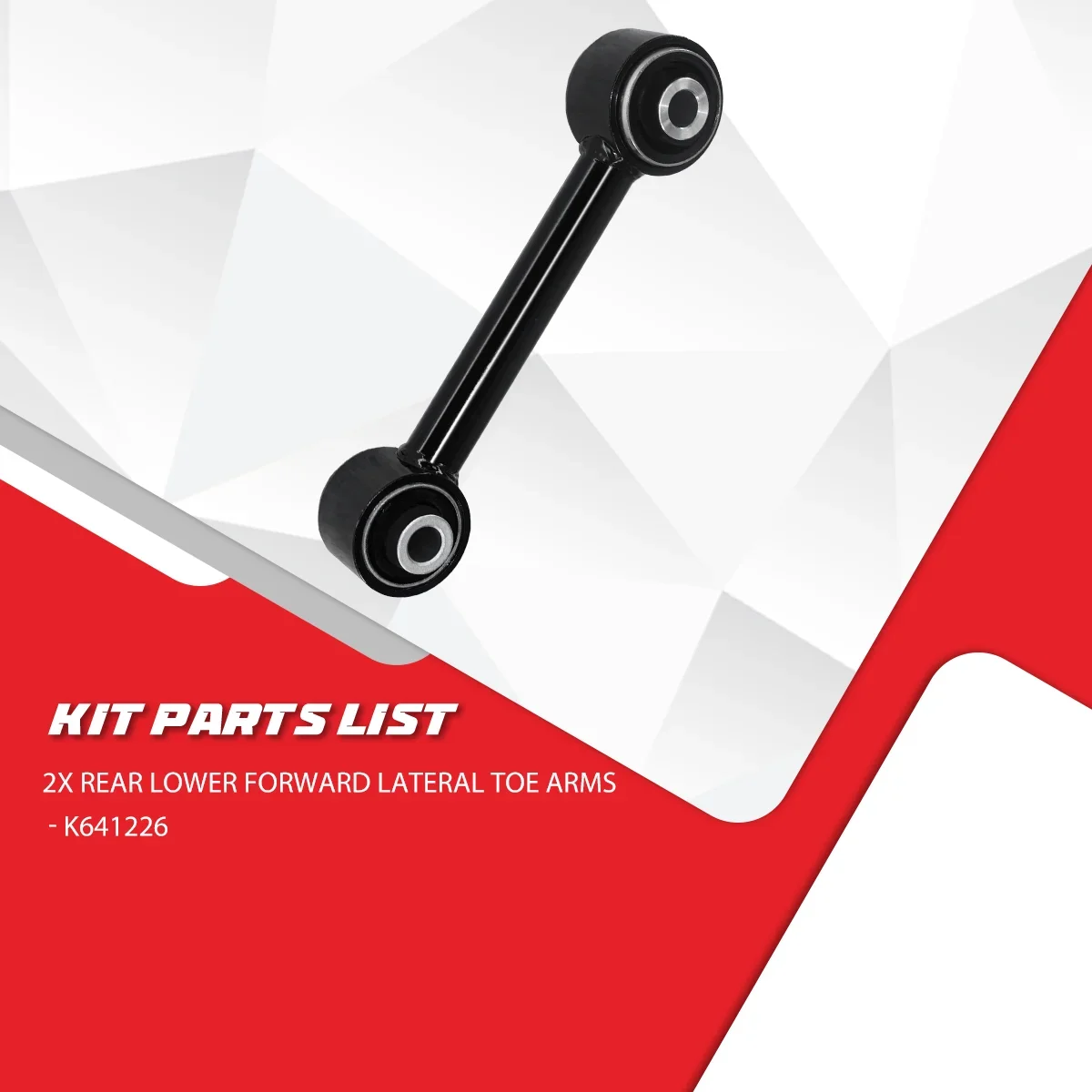 TOPICKSAP 2Pcs Rear Lower Lateral/Toe Control Arm Premium Heavy Duty Rust-Proof Kit for Compass/Patriot/Caliber 2007-2017